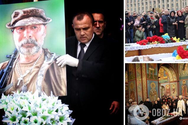 Шел на штурм один из первых: в Киеве простились с погибшим на войне эксдепутатом Барной. Фото