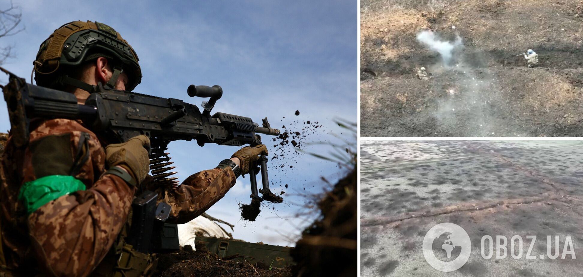 Украинские защитники сошлись с врагом в окопном бою под Бахмутом. Видео