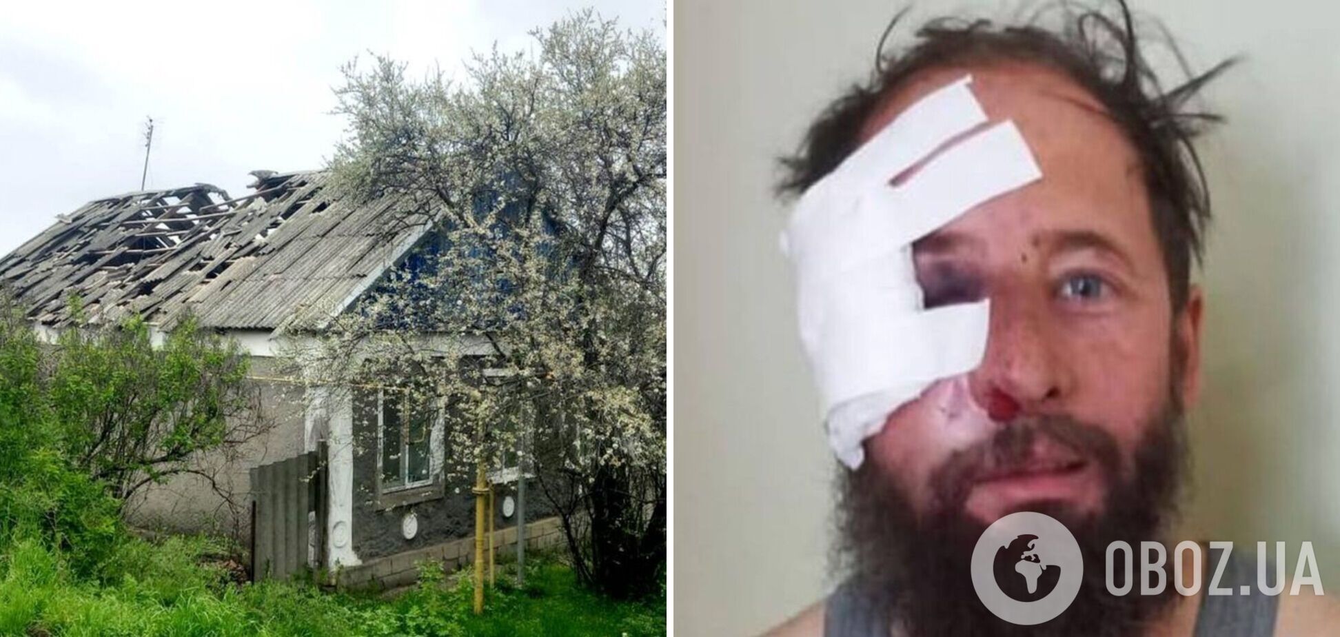 Дом настоятеля общины ПЦУ в Херсонской области попал под российский обстрел: перед этим над ним летал дрон