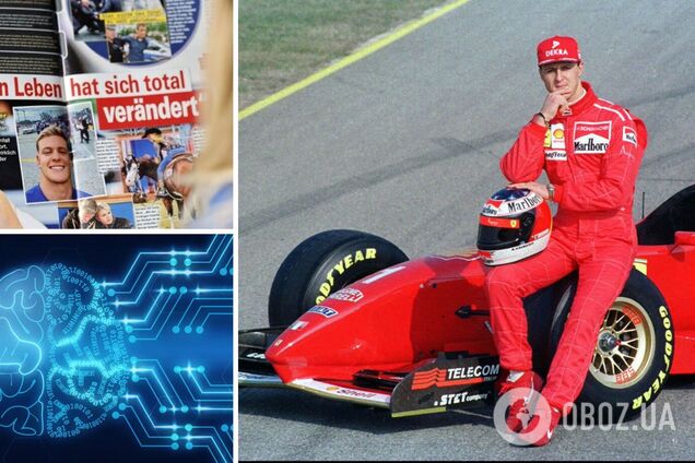 В Германии журнал напечатал 'интервью' с Шумахером, которое составил искусственный интеллект: редактора уволили