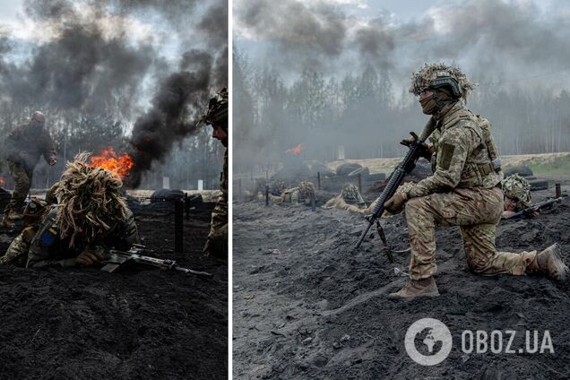 'Не реагировать на взрывы и выстрелы': в Генштабе показали, как тренируется 47 ОМБр 'Магура'. Фото