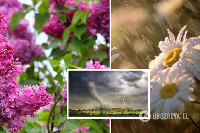 Грозы, шквалы и торнадо: синоптик предупредил украинцев об опасных явлениях и рассказал, ждать ли жары в мае