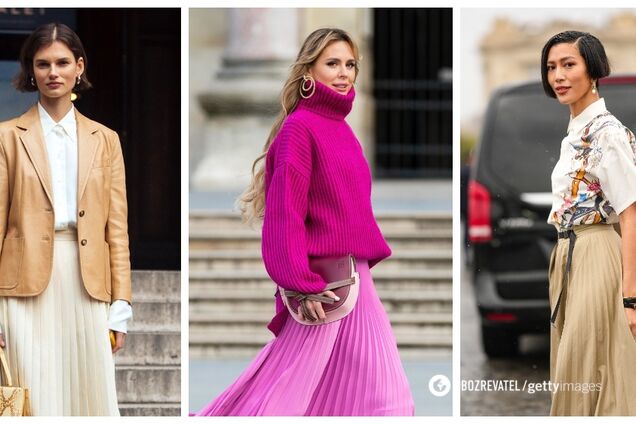 Одна вещь – пять образов: стильные идеи, как и с чем комбинировать юбку-плиссе. Фото