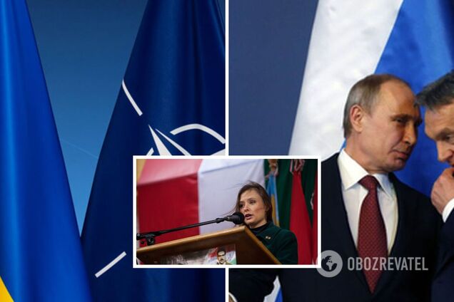 'Надо разрешение России': вице-спикер парламента Венгрии сделала скандальное заявление о вступлении Украины в НАТО
