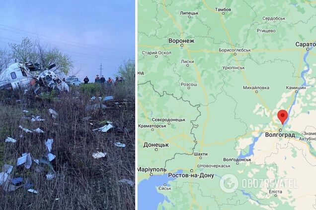 Зник із радарів увечері: в Росії розбився вертоліт санавіації, пілот загинув. Фото