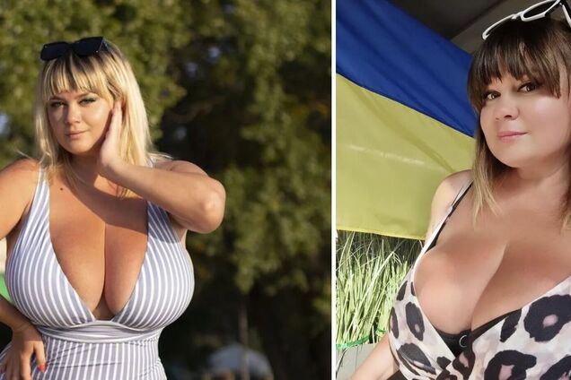'Флаг Украины – не парео!' Как выглядит украинская модель с 13-м размером груди и в чем ее обвиняли фанаты. Фото