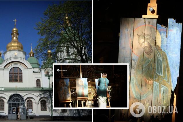 Иконы можно увидеть в Софийском соборе