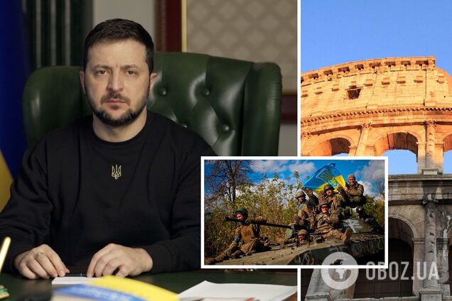 ’Уже понятно, когда и чем должна завершиться эта война’: Зеленский выступил в Риме на Конференции по восстановлению Украины. Видео