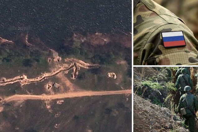 Оккупанты вырыли сеть траншей вдоль левого берега Днепра на Херсонщине: захватчикам намекнули, что это их не спасет. Видео