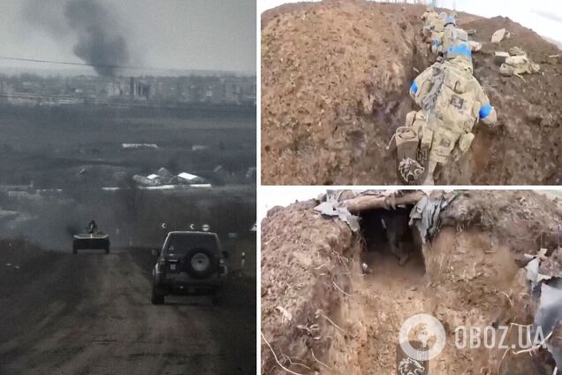 'Двигаемся!': украинские воины зачистили позиции оккупантов возле дороги на Бахмут. Видео