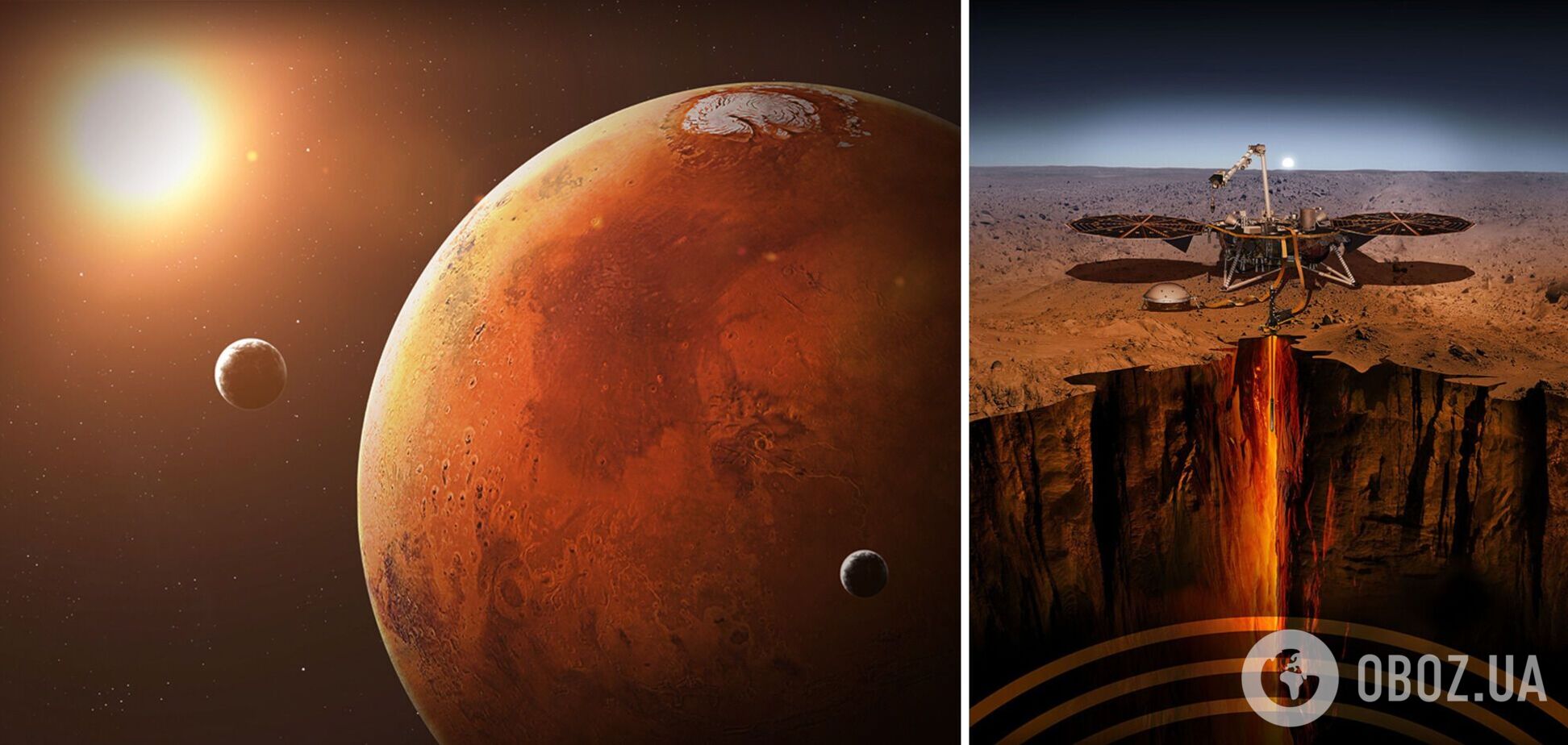 Под поверхностью Марса обнаружены загадочные многоугольники: что известно ученым