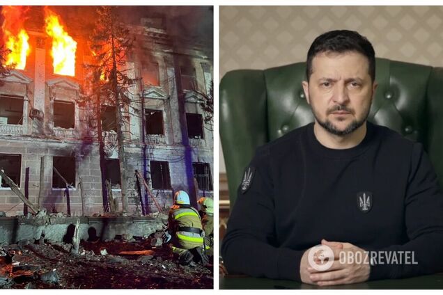 'Знайдемо всіх винних': Зеленський відреагував на атаку окупантів на Миколаїв. Відео