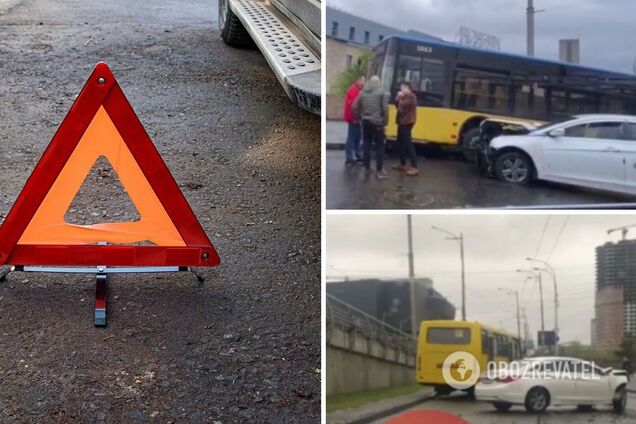 Внаслідок ДТП виник затор у бік бульвару Міхновського