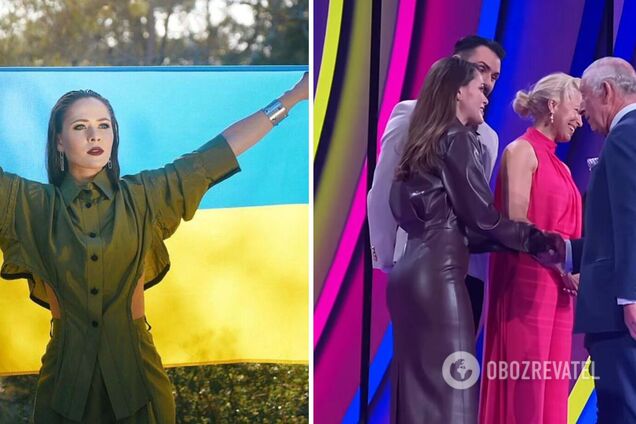 'Поговорили про Україну': Юлія Саніна зустрілася з королем Чарльзом на сцені Євробачення у Ліверпулі. Фото