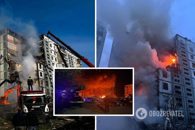 В Умані ракета РФ влучила в багатоповерхівку, зруйновано цілий під'їзд: кількість жертв зросла до 23. Фото і відео