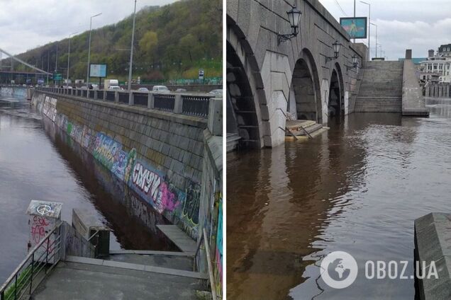 В столице зафиксировали резкое падение воды в Днепре