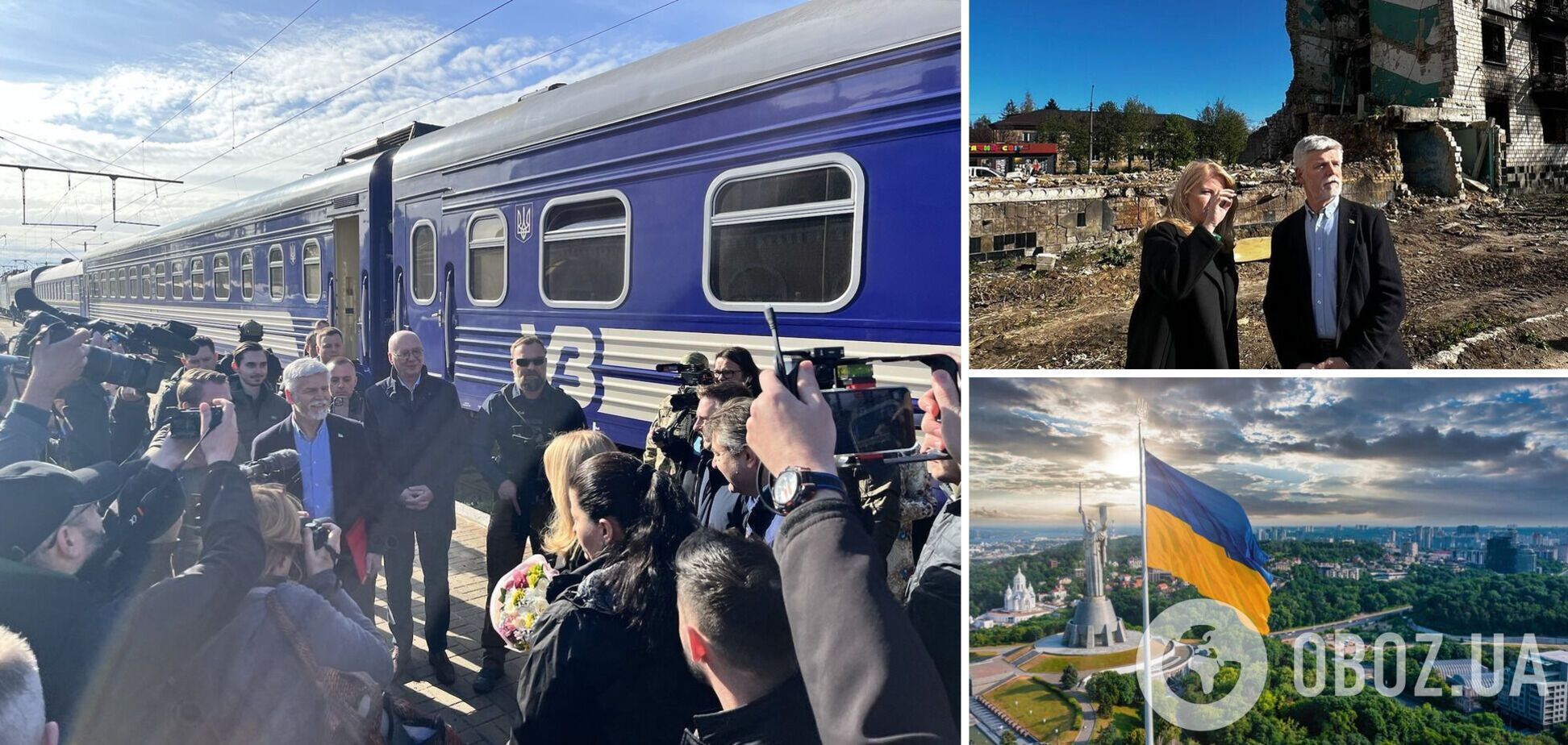 'Украинцы платят самую высокую цену': президенты Словакии и Чехии посетили Бородянку на Киевщине и заявили о поддержке Украины