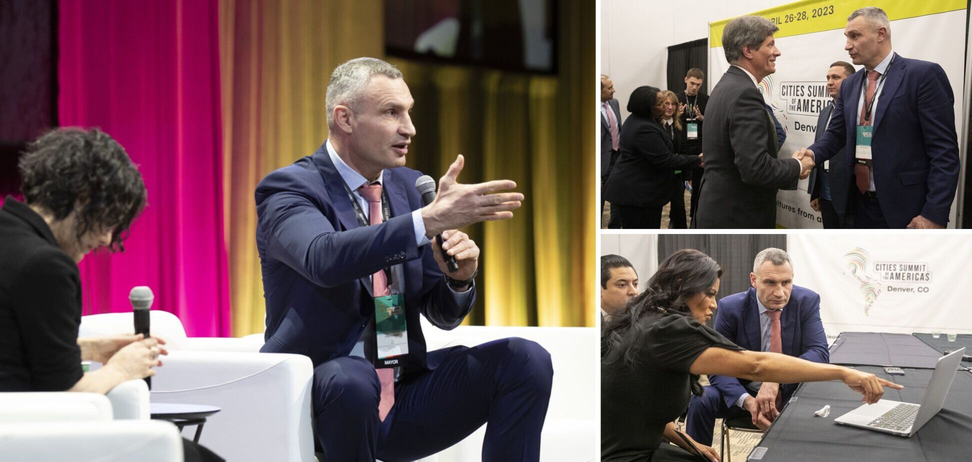 Кличко на саміті міст Північної та Південної Америки обговорив допомогу у відновленні, яку можуть надати українським містам. Фото