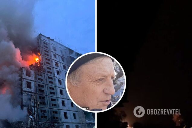 'Був чорний купол': очевидець ракетного удару РФ по Умані розповів про перші хвилини після вибуху. Відео