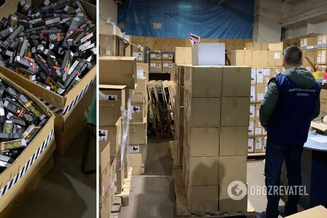 В Украину незаконно завозили электронные сигареты-одноразки