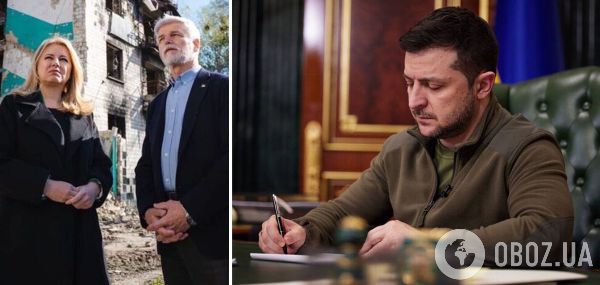 'Не может быть никаких оборонных табу': президенты Украины, Чехии и Словакии подписали общую декларацию. Видео