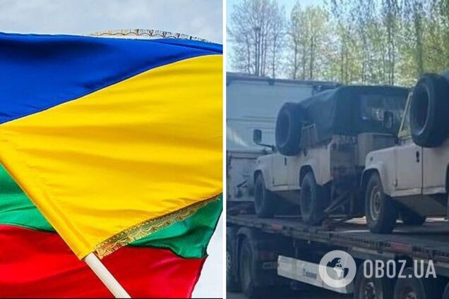 Литва передала Украине партию внедорожников. Фото