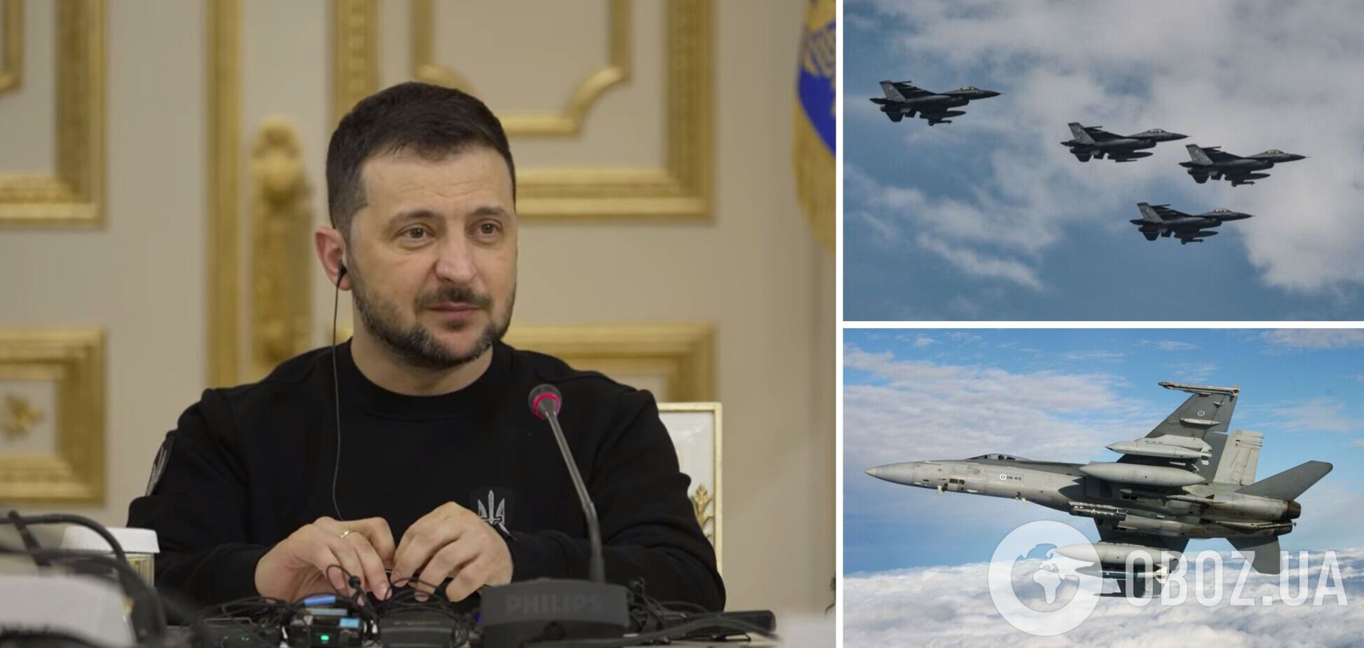 Зеленский заявил, что Украина может получить самолеты от Запада после контрнаступления