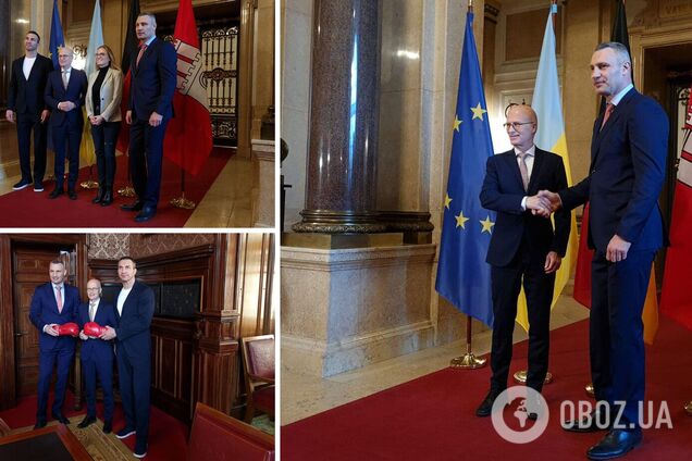 Виталий Кличко встретился с мэром Гамбурга Петером Ченчером
