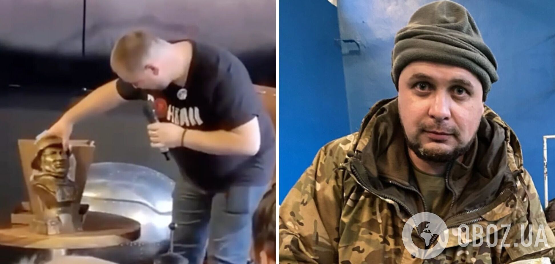 Взорвалась прямо в руках: появилось подробное видео, как Татарский получал 'билет на концерт Кобзона'