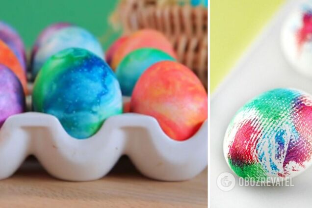 Космічні крашанки: покрокова інструкція, як оригінально пофарбувати яйця до Великодня