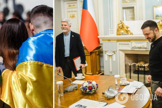 Президент Чехии: у Зеленского не так много поводов для улыбки, но он сумел поддержать нацию
