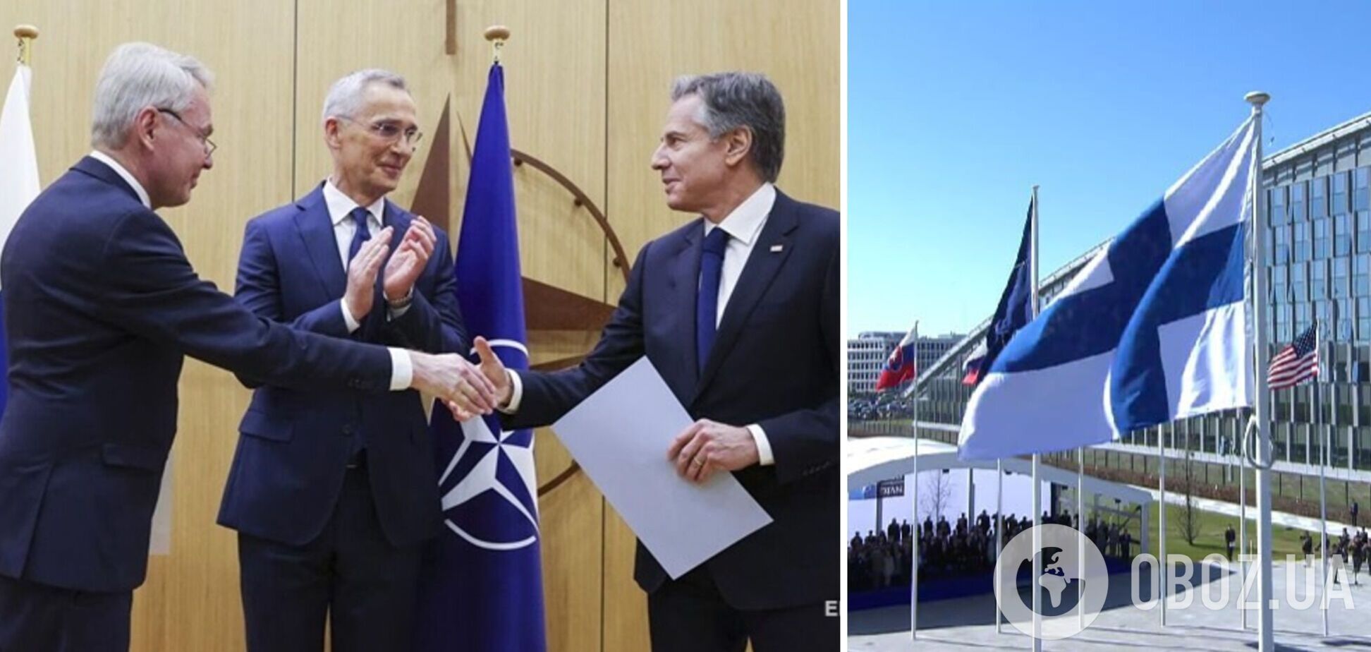 Кордон РФ з НАТО збільшився на 1200 км: Блінкен заявив, що Фінляндія може подякувати Путіну за вступ до Альянсу 