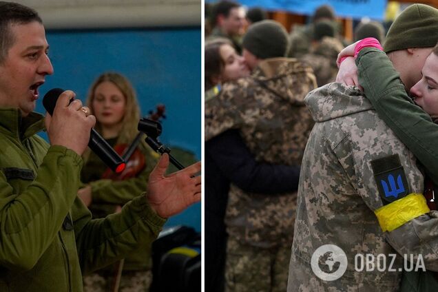 'Исполнение разрывает душу': военные музыканты довели украинцев до слез кавером хита 'Обійми'. Видео 