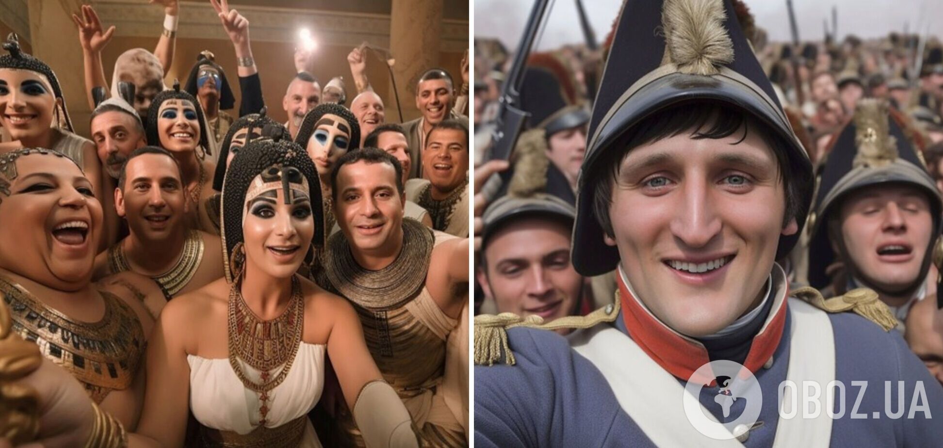 Искусственный интеллект показал, как выглядели бы селфи Иисуса, Клеопатры и других исторических фигур. Фото