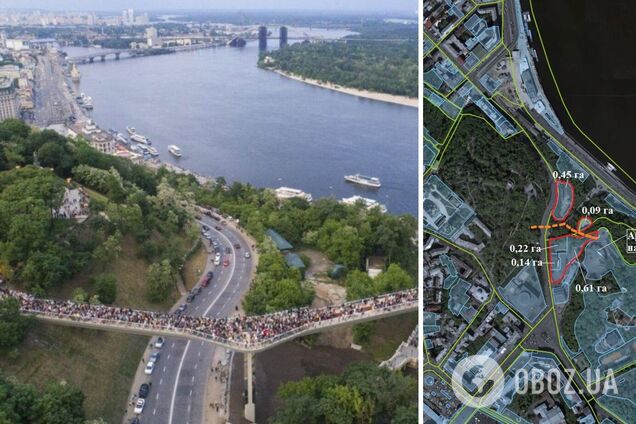 Российский бизнес в Киеве хочет застроить склон Днепра