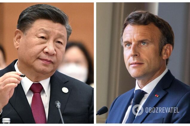 Макрон на зустрічі зі Сі Цзіньпіном у Пекіні порушив питання війни в Україні: з'явились подробиці. Відео