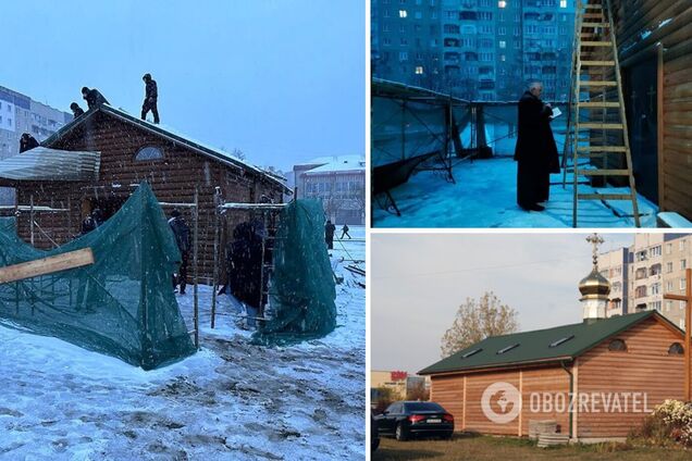 У Львові почали зносити самобуд Московського патріархату: на ділянці мають звести собор ПЦУ. Фото