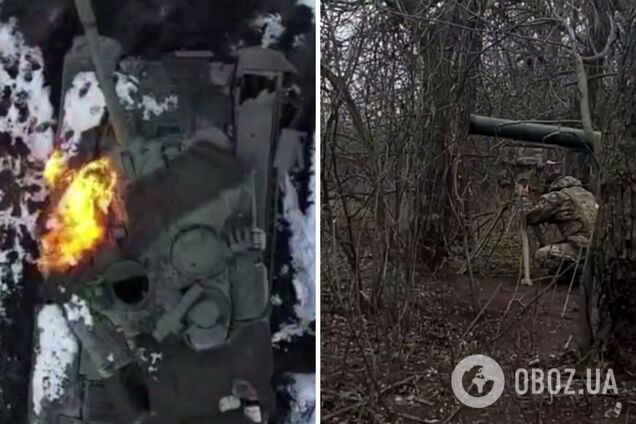 'Обнаружили, обездвижили, добили': украинские военные эффектно уничтожили 'лучший' российский танк Т-90М 'Прорыв'. Видео