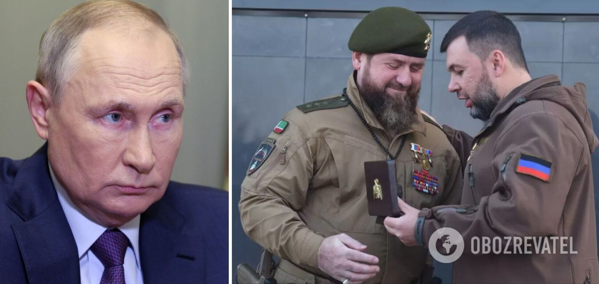 В Кремле обеспокоены сближением Пушилина и Кадырова в разгар войны против Украины – ЦНС