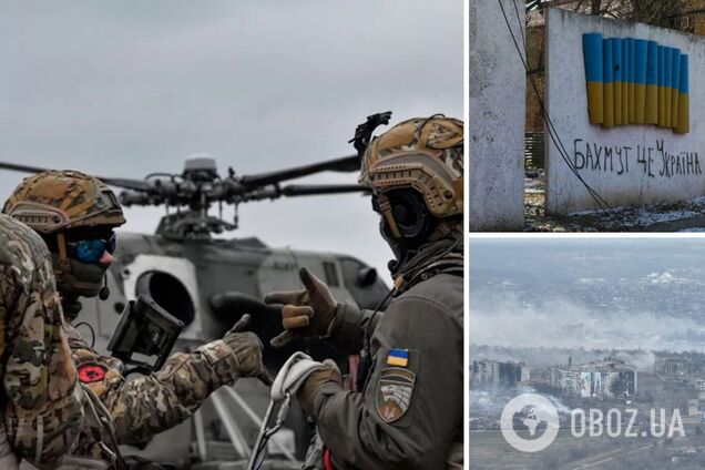 'Борьба продолжается': воины ССО показали кадры боев за Бахмут, который враг пытается взять штурмом. Видео