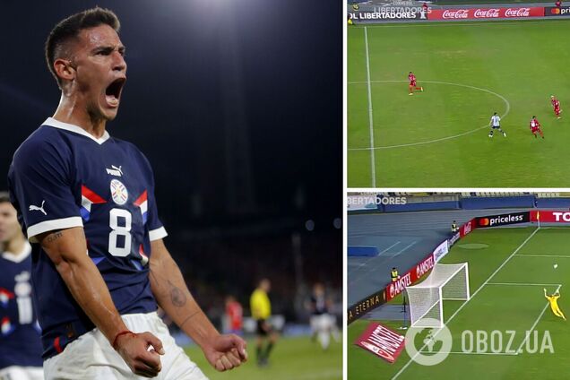 Футболист на Кубке Либертадорес забил фантастический гол с центра поля. Видео