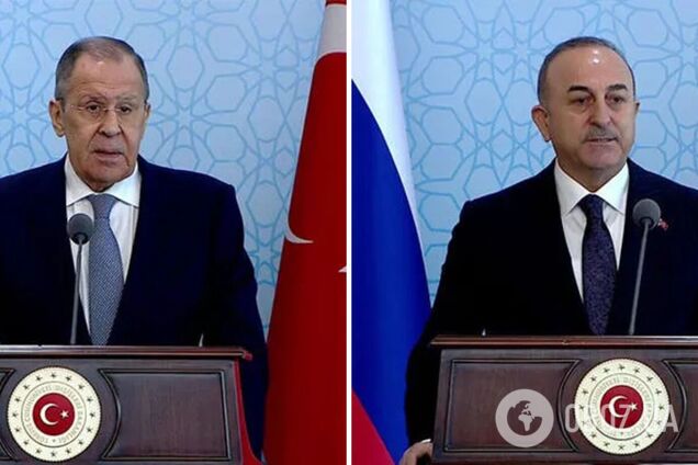 'Должна быть закончена как можно скорее переговорами': глава МИД Турции после переговоров с Лавровым сделал заявление о войне в Украине