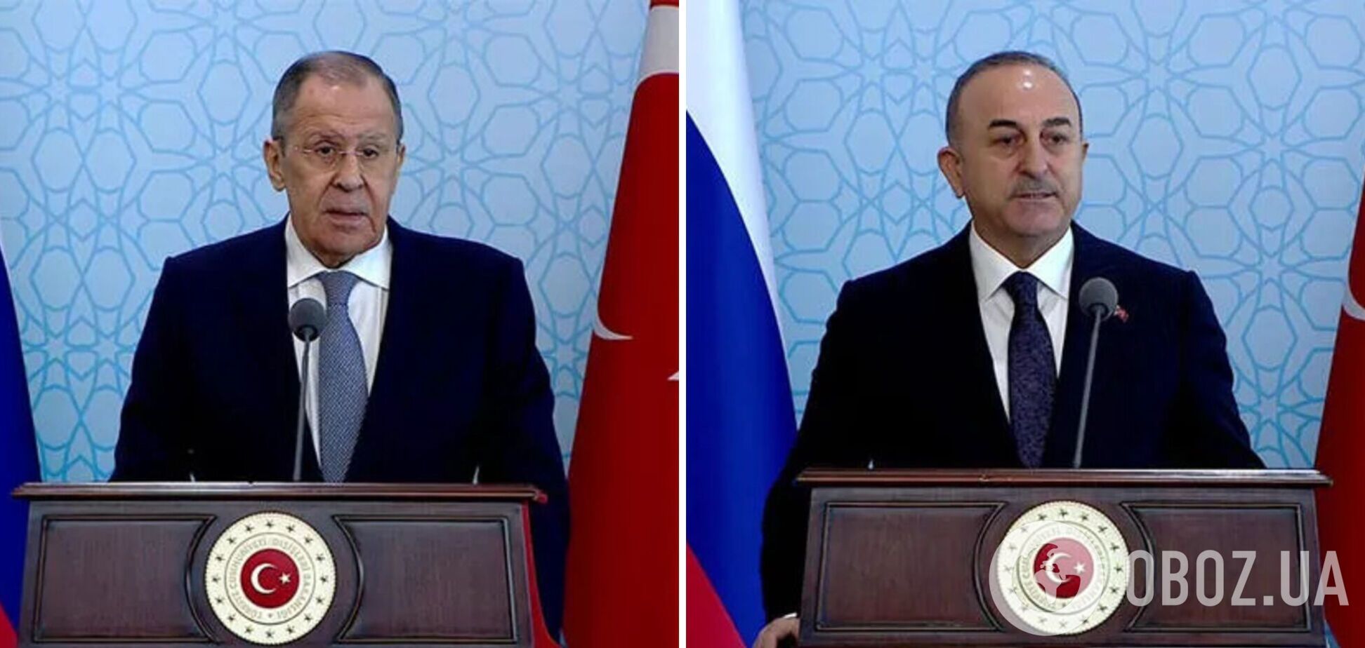 'Должна быть закончена как можно скорее переговорами': глава МИД Турции после переговоров с Лавровым сделал заявление о войне в Украине
