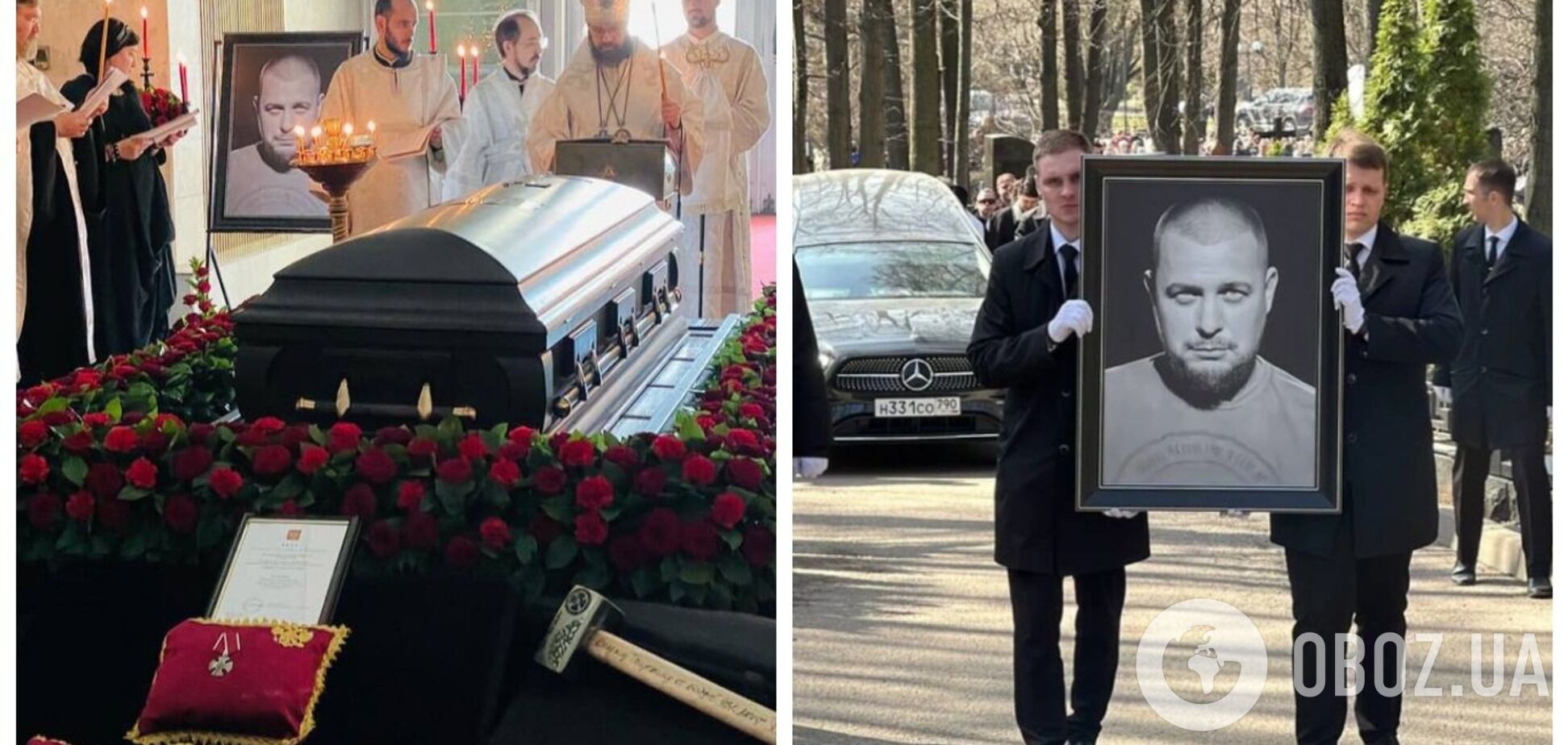 Ліквідованого Татарського ховали у закритій труні: у мережі помітили цікаву деталь. Фото і відео