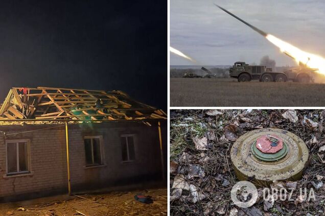 На Харьковщине в результате вражеского обстрела погиб мужчина, еще три человека подорвались на мине