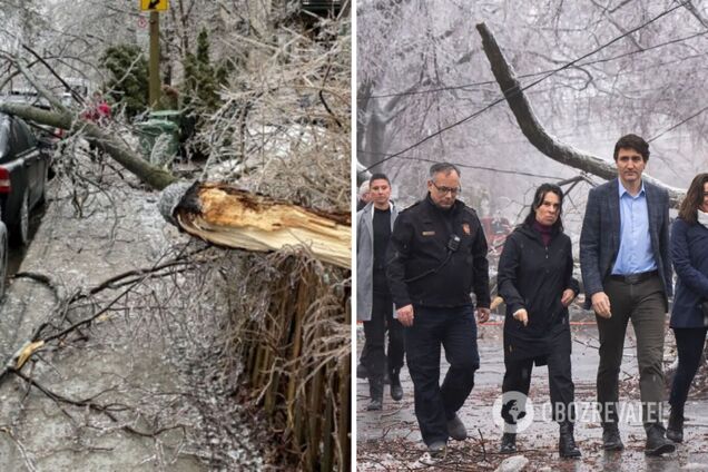 Канаду накрыл ледяной шторм: более 1 млн человек остались без электричества в пасхальные выходные, есть жертвы. Фото и видео