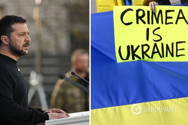 Зеленський заявив, що війну не буде закінчено без повернення Криму, і розповів про контакти з ЦРУ