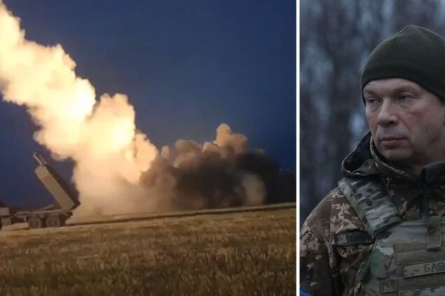 Сырский показал кадры работы M142 HIMARS