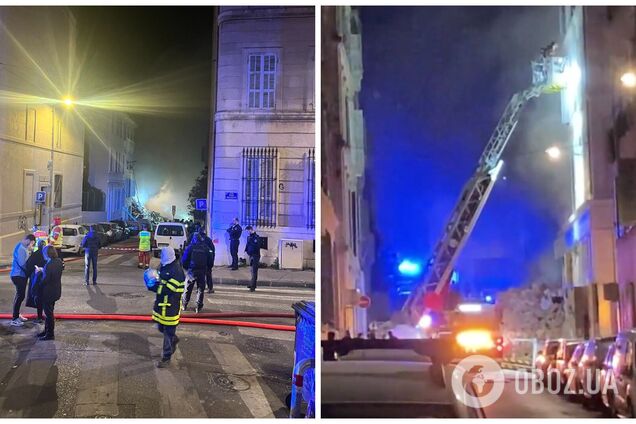 У французькому Марселі обвалився житловий будинок: перші фото та відео