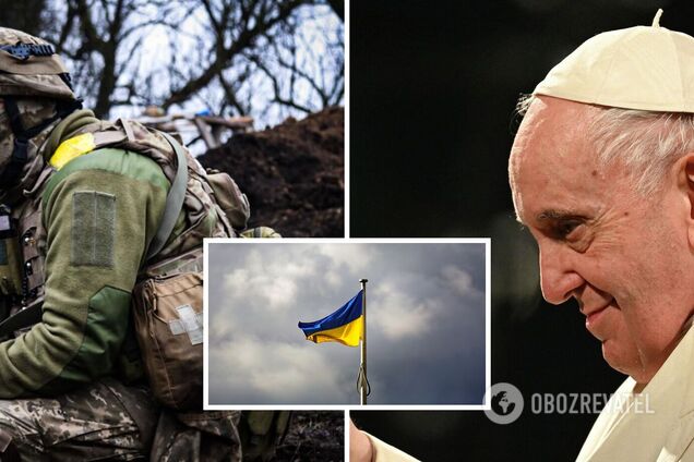 Папа Франциск у великодній промові згадав мир для України, але не забув і Росію